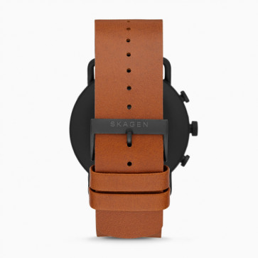 Horlogeband Skagen SKT5201 Leder Bruin 22mm